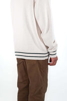 thumbnail for White V Neck Cardigan in Vanilla Ice