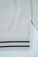 thumbnail for White V Neck Cardigan in Vanilla Ice