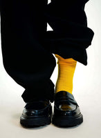 thumbnail for Yellow Crew Socks in Spectra