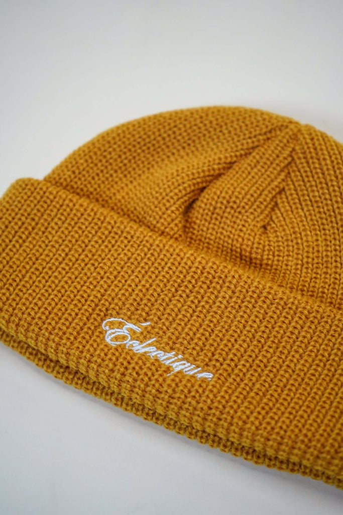 Mustard Fisherman Beanie | Éclectique - View 2