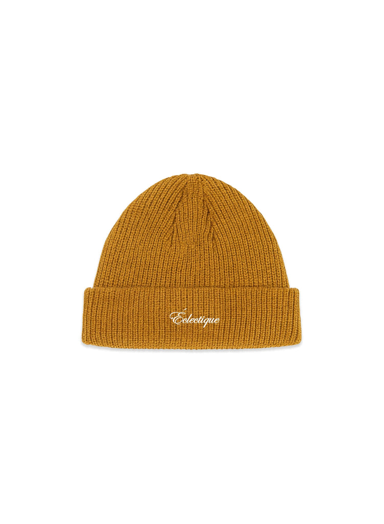 Mustard Fisherman Beanie | Éclectique - View 1