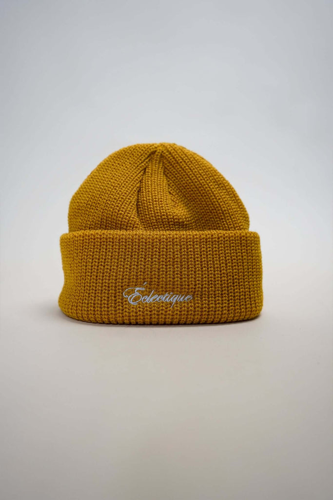 Mustard Fisherman Beanie | Éclectique - View 2