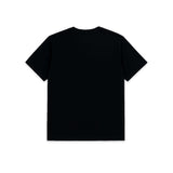 Back view of the Brooklyn graphic t-shirt in black, showcasing its relaxed fit and classic design.