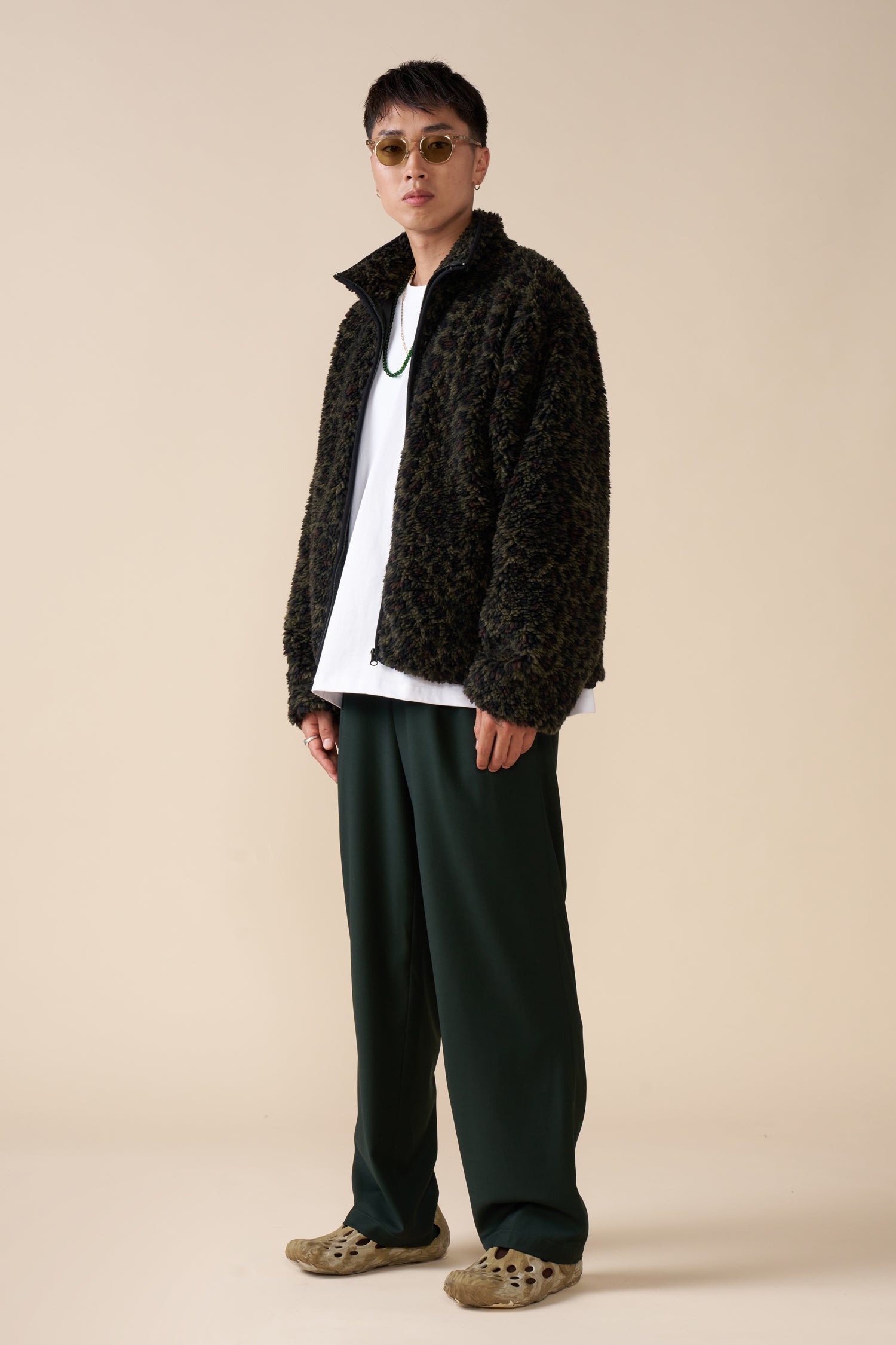 Leopard fleece jacket best sale