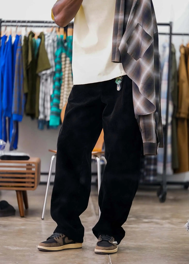 Pleated Corduroy Trousers - Mercer - View 2