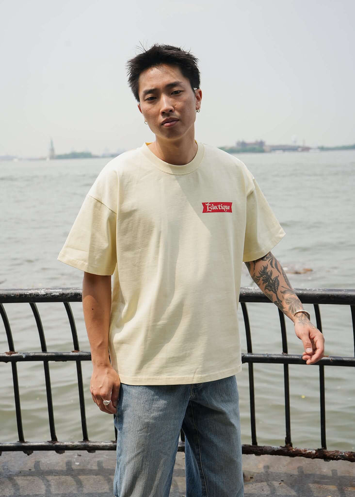 Date Night Cream Graphic T-Shirt - View 2