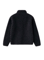 thumbnail for Black Leopard Fleece Jacket