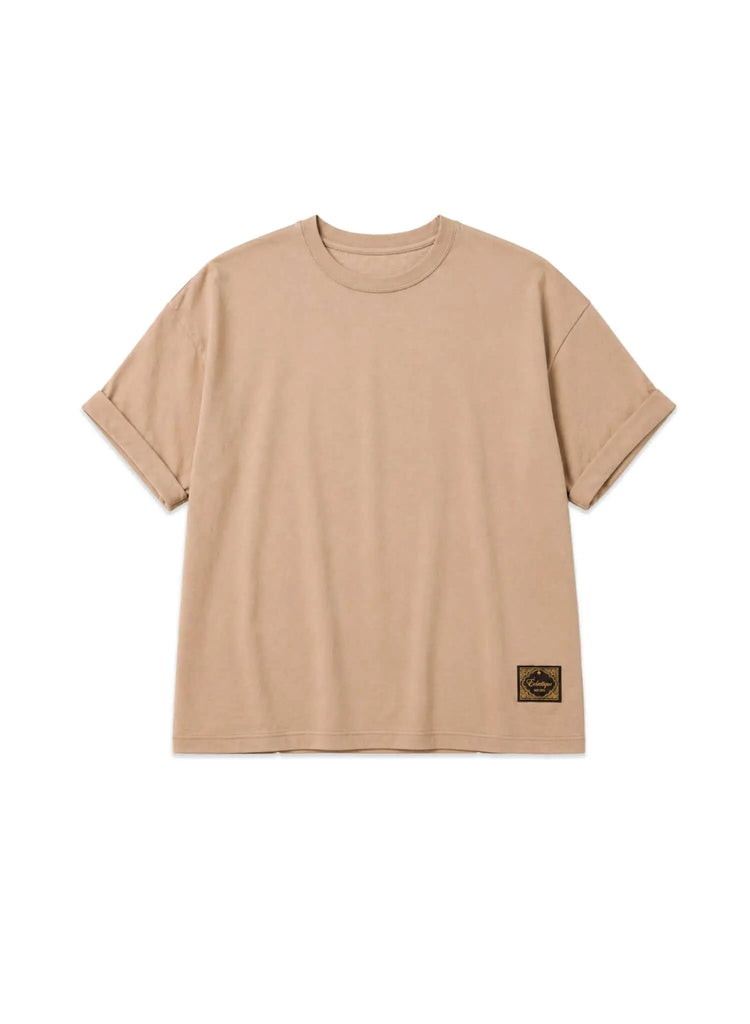 Men's Sand Cotton T-shirt – Essential - View 2
