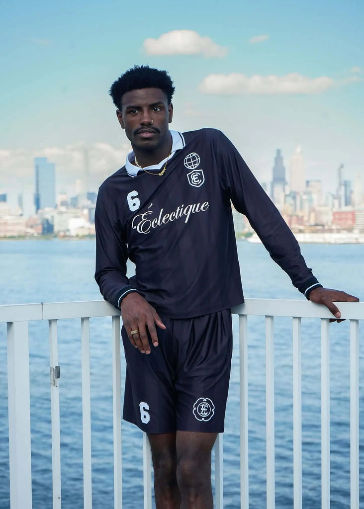 Men's Long Sleeve Soccer Jersey– Home Team - View 2