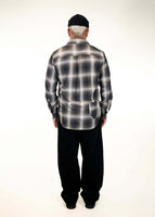 thumbnail for Plaid Cotton Button-Up Shirt - Mercer