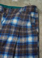thumbnail for Plaid Pleated Trousers - Mercer