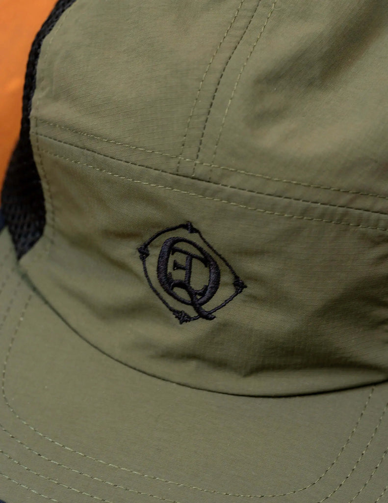Men's Olive Performance Mesh Cap – Monogram - View 2