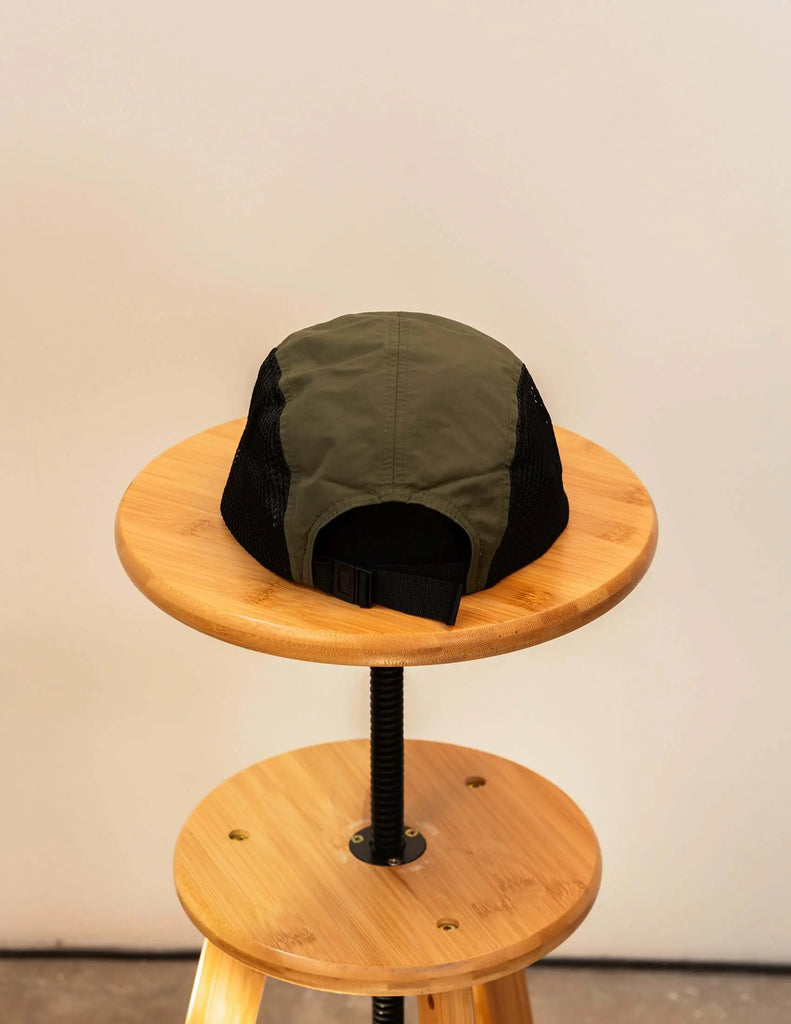 Men's Olive Performance Mesh Cap – Monogram - View 2