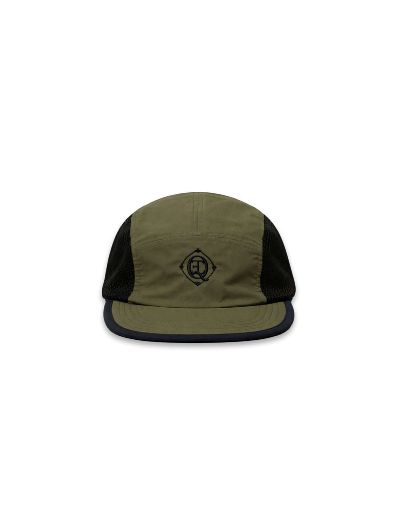 Monogram Performance Mesh Cap Olive - View 2