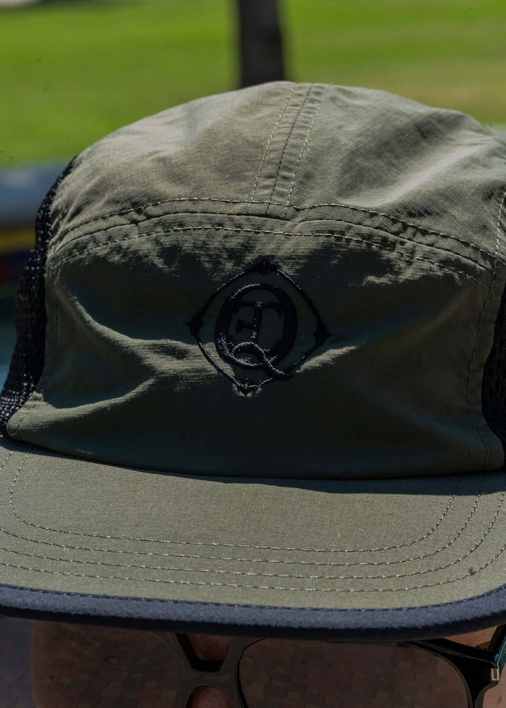 Monogram Performance Mesh Cap Olive - View 2