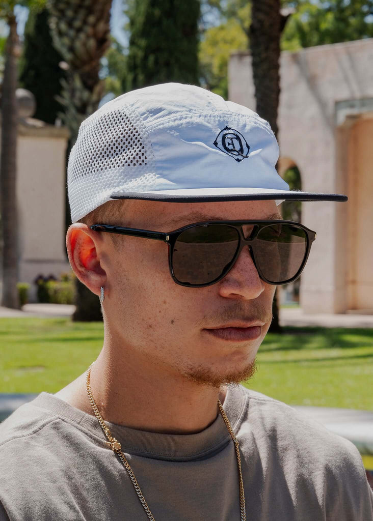 Monogram Performance Mesh Cap White - View 2