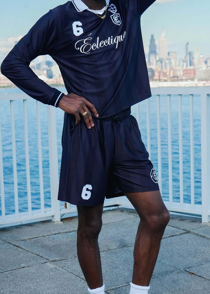 Men's Black Soccer Shorts – Home Team - View 2
