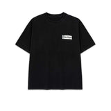 Éclectique Rockets Graphic T-shirt in black, showcasing vintage style and modern minimalism for everyday wear.