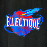 Éclectique Rockets Graphic T-Shirt featuring a vintage basketball and rocket design, showcasing Houston pride and style.