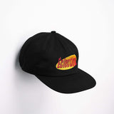 Seinfeld Vintage logo hat featuring embroidered Éclectique logo on a black unstructured cap.