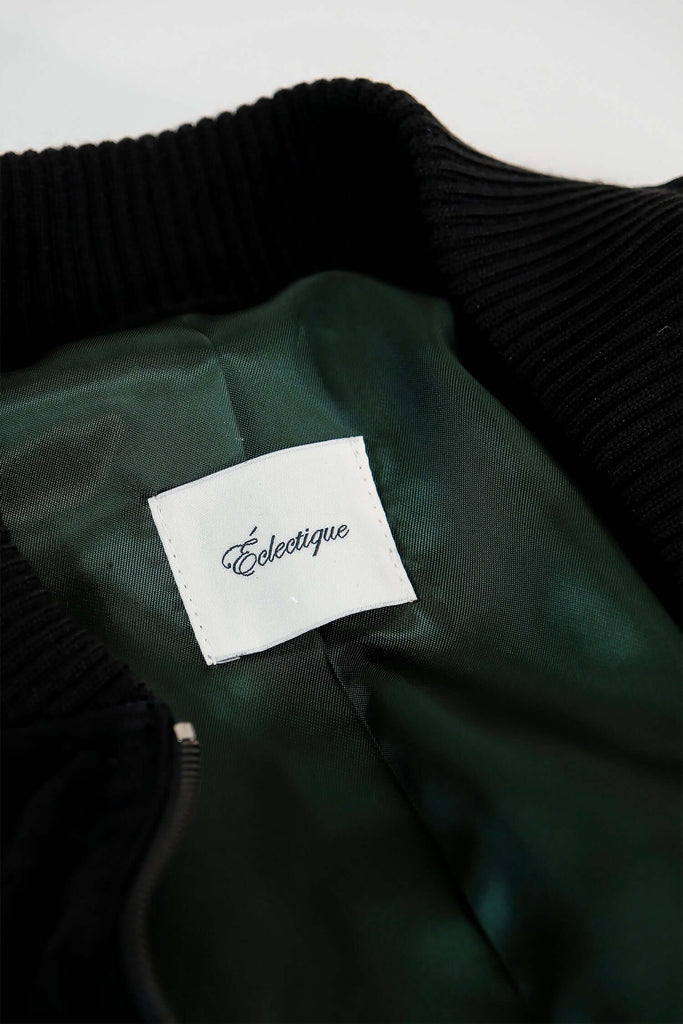 Italian Suede Bomber Jacket - View 2