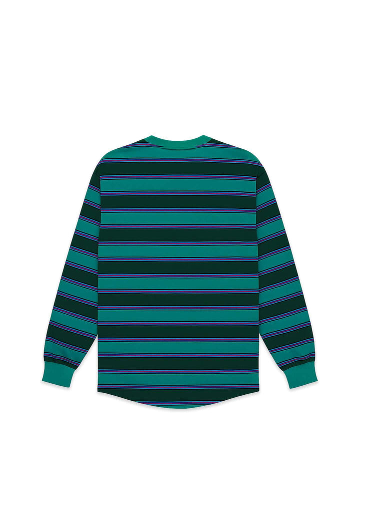 Long Sleeve T-shirt in Emerald Drift - View 2