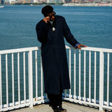Kanso Collarless Long Coat