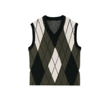 front flat lay of reversible mohair vest Éclectique