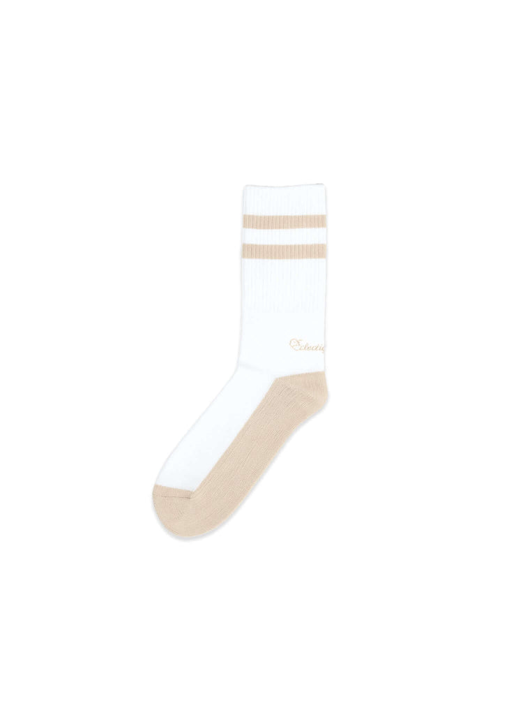 Logo Socks Cream - View 1