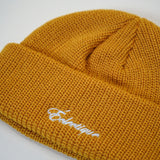 Script Logo Fisherman Beanie in Ginger