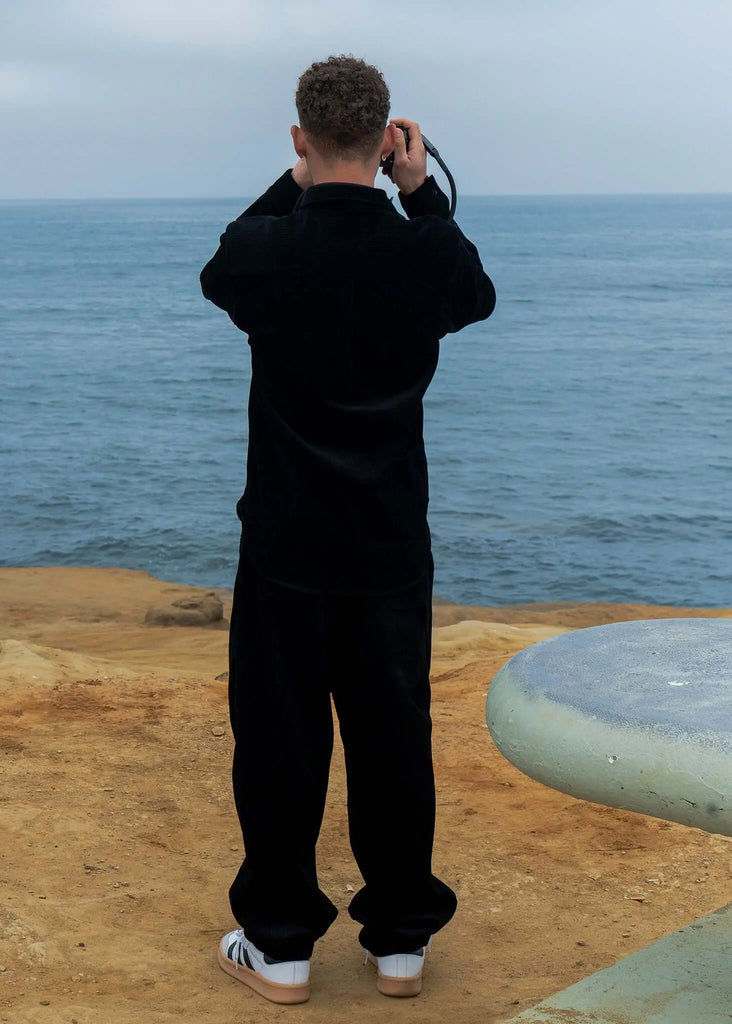 Pleated Corduroy Trousers - Mercer - View 2