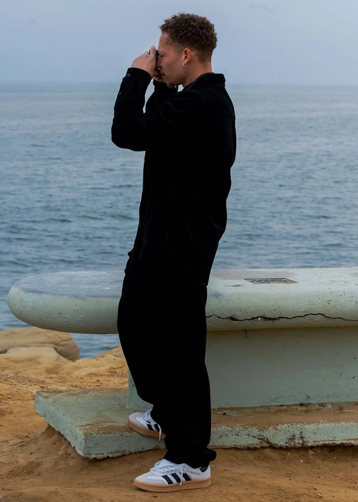Pleated Corduroy Trousers - Mercer - View 2