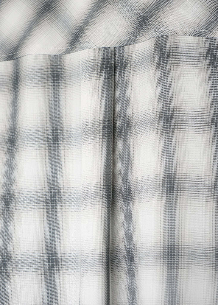 Monotone Plaid Button-Up Shirt - View 2