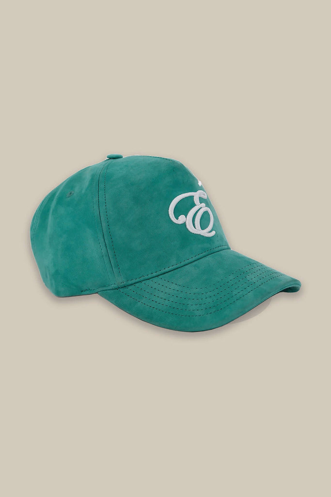 Green Suede Baseball Cap - View 2