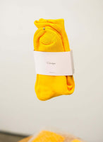 thumbnail for Yellow Crew Socks in Spectra
